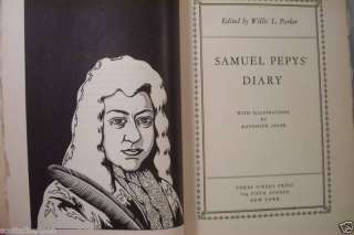 ANTIQUE OLD BOOK SAMUEL PEPYS DIARY PARKER ADLER  