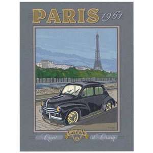  Paris 1961, 4Cv Poster Print