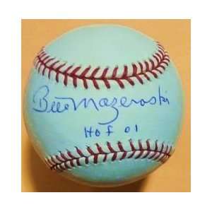  Signed Bill Mazeroski Ball   HOF 01 Official   Autographed 