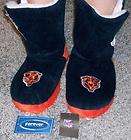 Chicago BEARS NFL SPORT BOOT SLIPPERS Womens Small