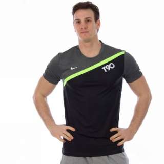 Nike T90 Ss Top 1 Black T shirt Mens Soccer New  