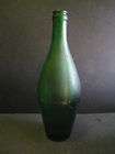 vintage dark green bottle  