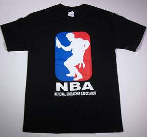 NBA Borrachos T shirt New Funny Adult Humor Tee SzM  