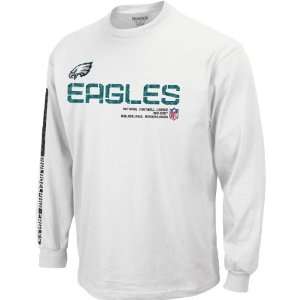   Philadelphia Eagles Mens Sideline Tacon Long Sleeve T Shirt Large