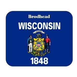  US State Flag   Brodhead, Wisconsin (WI) Mouse Pad 
