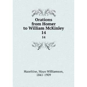   McKinley. 14 Mayo Williamson, 1841 1909 Hazeltine  Books