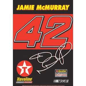  #42 Jamie McMurray Double Sided 28x40 Banner Sports 