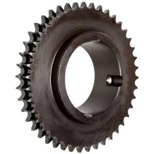  Sprocket, Taper Bushed, Type C Hub, Double Strand, 08B Chain Size 