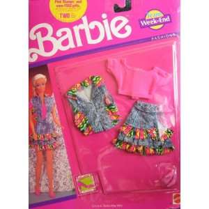   Barbie Jeans Week End Fashions (1990 Arco Toys, Mattel) Toys & Games