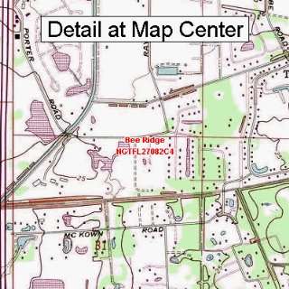 USGS Topographic Quadrangle Map   Bee Ridge, Florida 