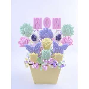 Celebrate MOM Lollipop Bouquet  Grocery & Gourmet Food