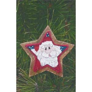  Super Star Santa   Cross Stitch Pattern Arts, Crafts 