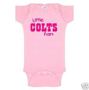 colts pink baby onsie romper shirt clothes indianapolis  