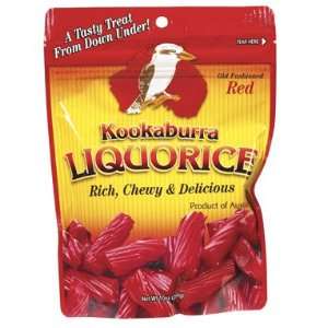 Kookaburra 301 Flavored Liquorice Candy 10oz.   Red (Pack of 12 