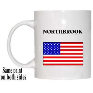  US Flag   Northbrook, Illinois (IL) Mug 