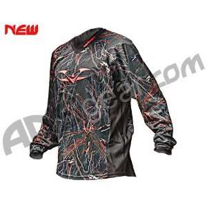  Valken 2012 Crusade Paintball Jersey   Static Red Sports 