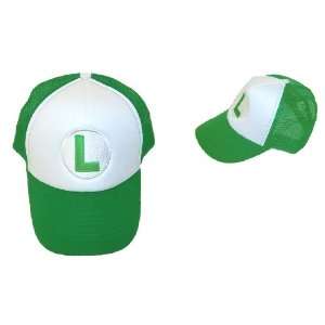  Trucker Hat   Nintendo   Super Mario Luigi Green 