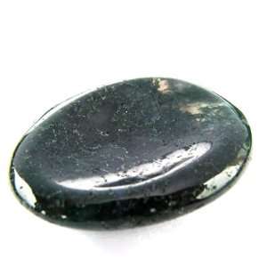  MOSS AGATE   Thumb Stone WORRY STONE Stress Relief Stone 
