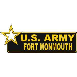  United States Army Fort Monmouth Bumper Sticker Decal 9 