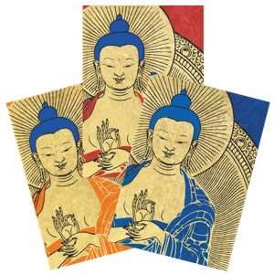 Buddha Mudra Notecards   Set of 6 Assorted