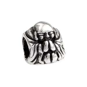   Sterling Silver Happy Buddha #3 Bead / Charm Finejewelers Jewelry