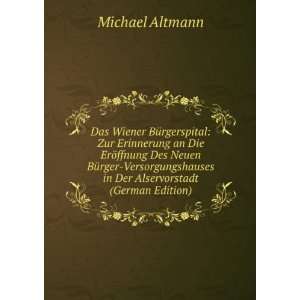   in Der Alservorstadt (German Edition) Michael Altmann Books