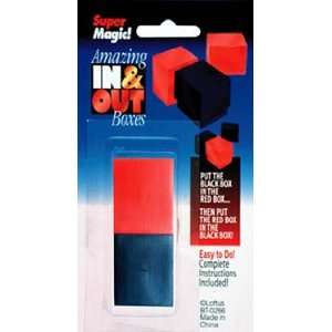  In & Out Boxes Close Up Magic Trick Toys & Games