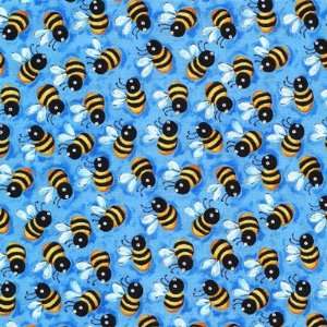  Bugging Out quilt fabric by Blank Quilting BTR 6014 BLU 