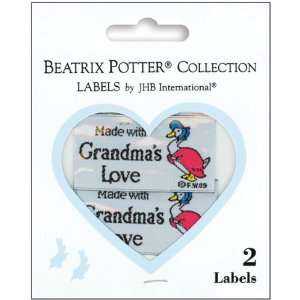  Sweetheart Labels 2/Pkg Made With Grandmas Love 