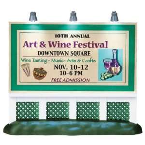  Village Accessory   Art and Wine Festival Billboard 