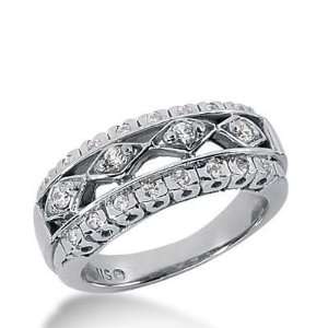  Diamond Wedding Ring 16 Round Stone 0.015 ct 4 Round Stone 