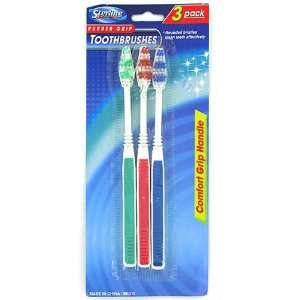  3 Pk Toothbrush with Grip   Pack Of 96 Health & Personal 