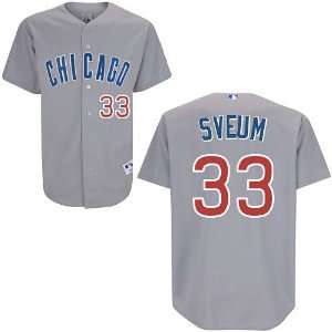  Chicago Cubs Dale Sveum Authentic Road Jersey Sports 