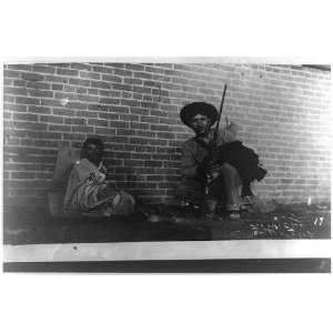  Wounded man and insurrecto 1911 Mexico Revolution