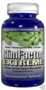 Slim Factor Extreme 60ct Diet Pills Thermo Fat Burner  