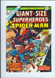 Giant Size Superheroes #1 ~ Spider Man Vs. Morbius 1974  
