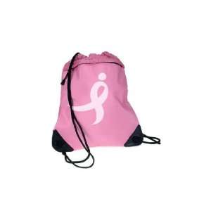  Susan G. Komen Breast Cancer Awareness Ribbon Cinch Bag 