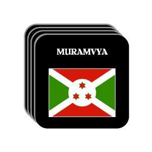  Burundi   MURAMVYA Set of 4 Mini Mousepad Coasters 