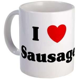  I love Sausage Food Mug by 