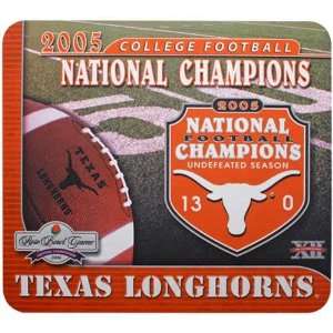    Texas Longhorns 2005 National Champions Mousepad