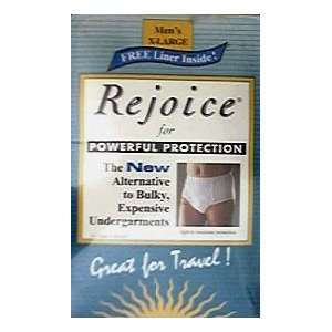  Mens Incontinence Briefs by Rejoice 