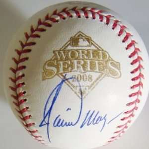  Signed Jamie Moyer Baseball   2008 W S JSA   Autographed 