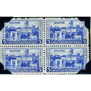   Acadamy 4 x 5 Cent US Postage Stamp Scot #789 