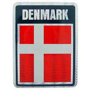  Denmark Flag Sticker Automotive