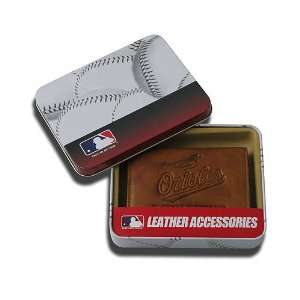   Baltimore Orioles Embossed Leather Trifold Wallet