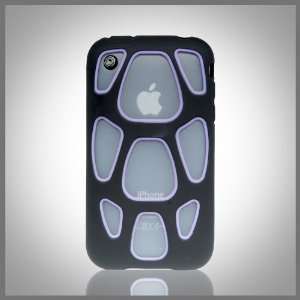  Black & Purple Web Supera silicone case cover for Apple 