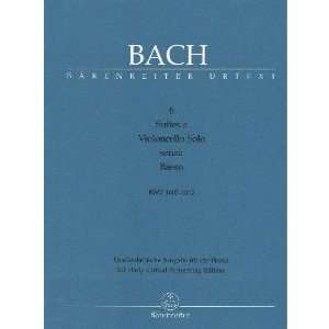  Bach, J.S. 6 Suites BWV 1007 1012 for Cello Arranged by 