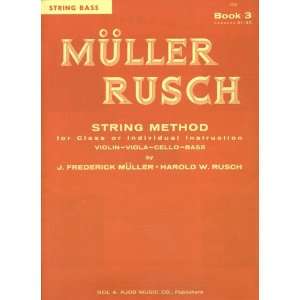  Muller Rusch String Method String Bass (Book 3 