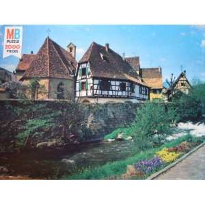  Vintage 1978 Alsace Kayserberg, Germany 2000 Piece Puzzle 