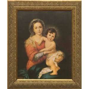 Virgin with Child (NW 126B2 Murillo)   8 x 10 Gold Frame  